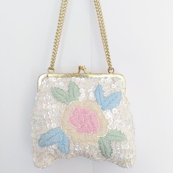 La Regale Handbags - LA REGALE Vintage 1960's Hand Made Evening Bag